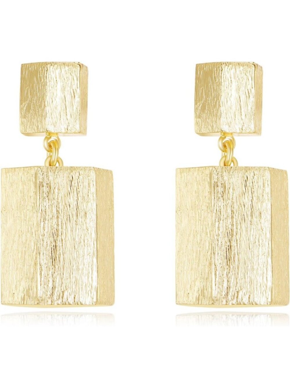 Chic Gold Geometric Drop Dangle Earrings for Women | Bold Statement Jewelry